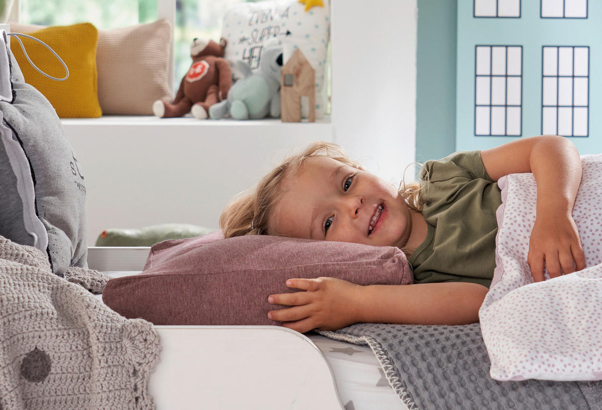 BABYKISSEN 50/7/32 cm  - Weiß, Basics, Textil (50/7/32cm) - Theraline