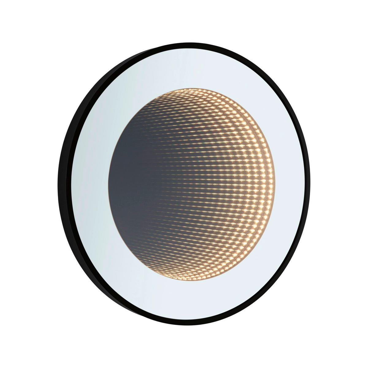 LED-WANDLEUCHTE Miro 50/4 cm   - Schwarz, Basics, Glas/Metall (50/4cm) - Paulmann
