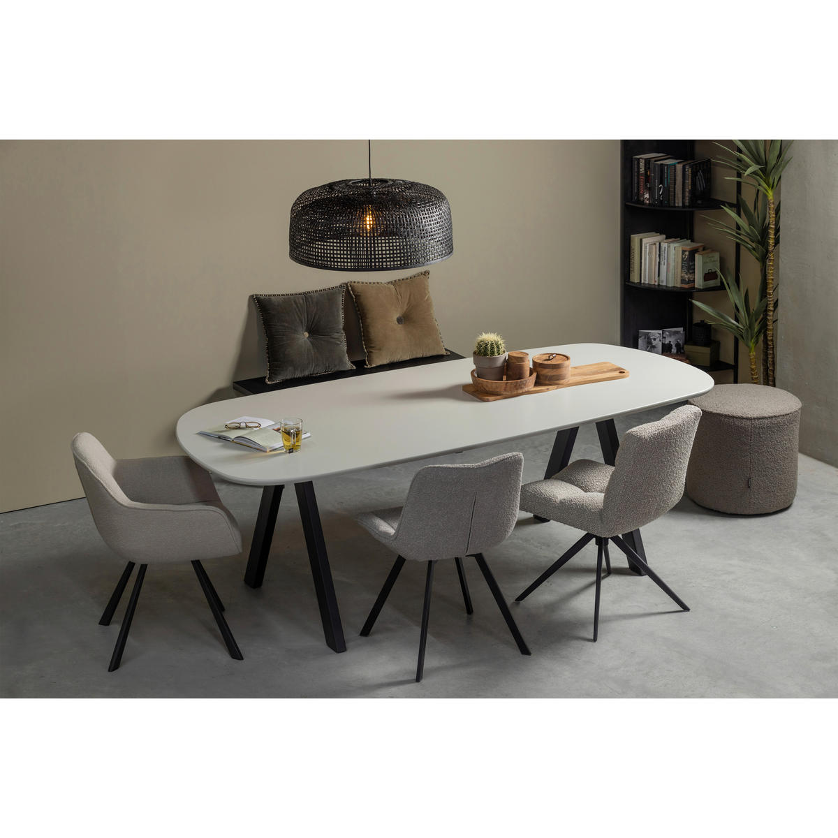 SITZBANK in Holz Schwarz  - Schwarz, Design, Holz (110/45/35cm) - Livetastic