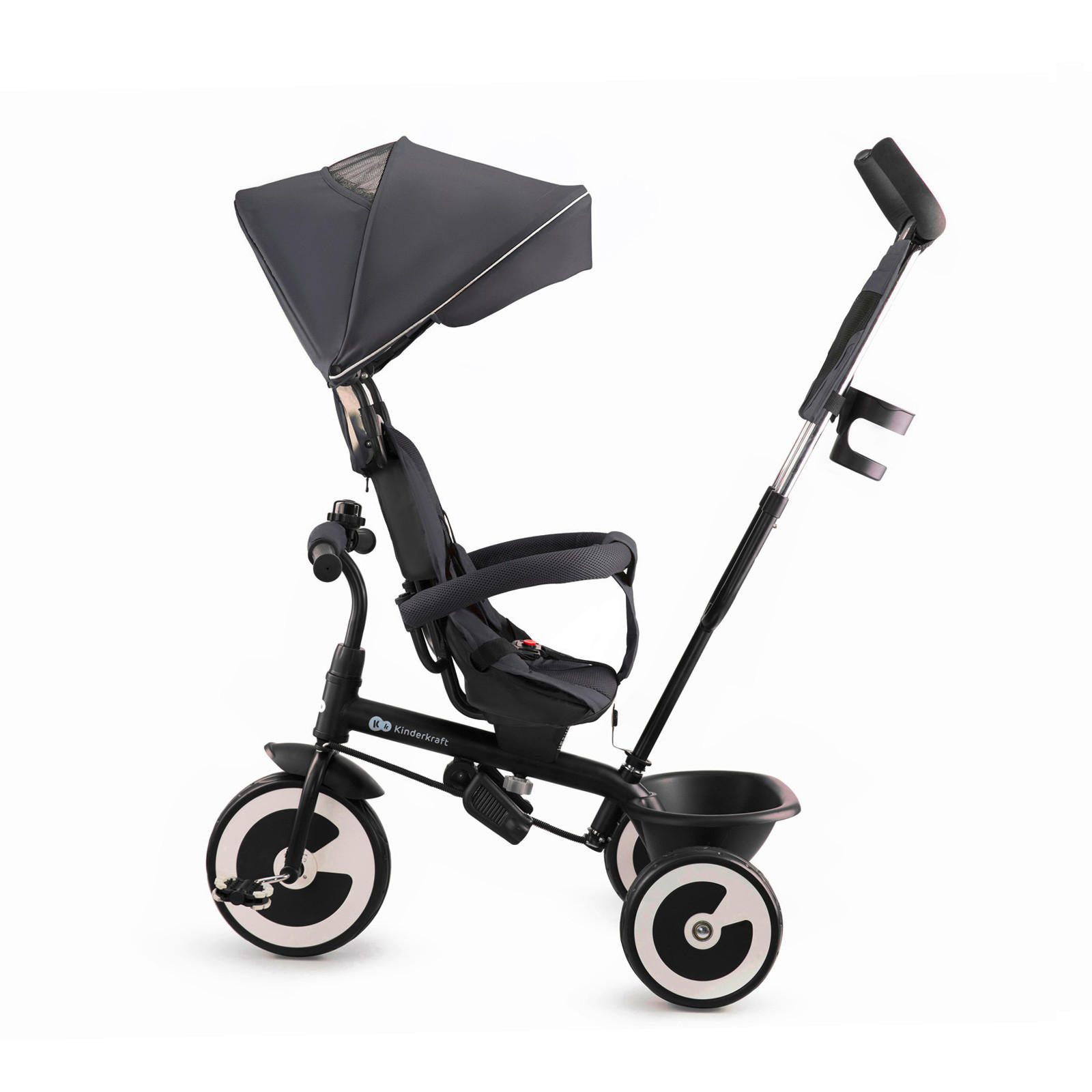 DREIRAD Aston  - Grau, Basics, Kunststoff/Metall (94/105/50cm) - kinderkraft