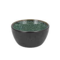 DIPPSKÅL 12 cm  - grön/svart, Basics, keramik (12cm) - Bitz