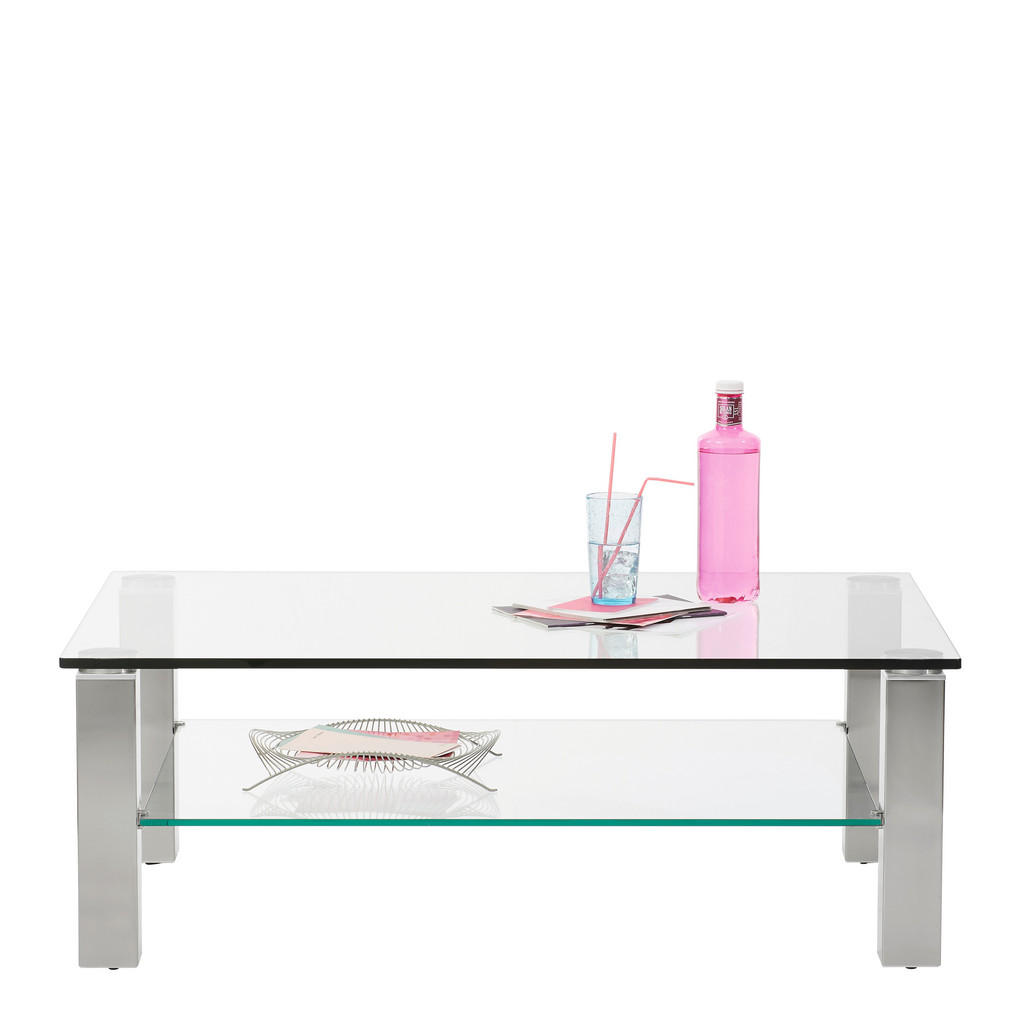 Thumbnail - Xxxl Couchtisch, Nickel, Metall, Glas, rechteckig, eckig, 80x43x120 cm, Wohnzimmer, Wohnzimmertische, Couchtische, Couch...