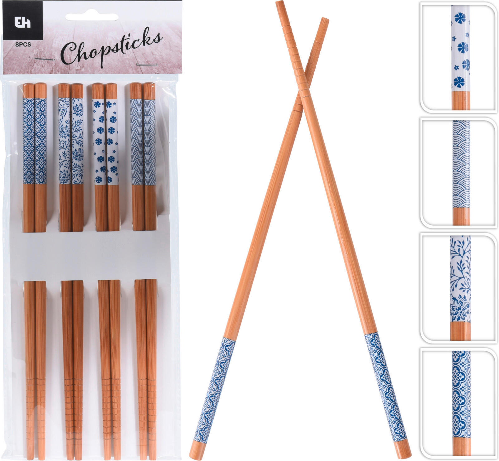 JEDÁLNE PALIČKY - Basics, prírodné materiály (1/11/30cm)