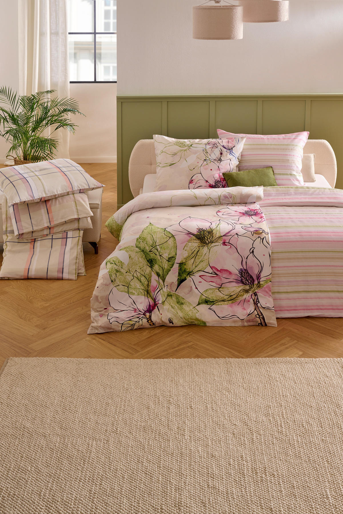 POSTELJINA 140/200 cm saten višebojna  - višebojna, Konvencionalno, tekstil (140/200cm) - Esposa