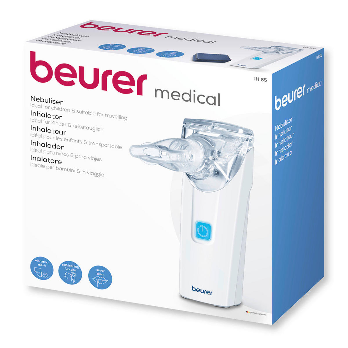 INHALATOR  - Weiss, Basics (23,8/11/24cm) - Beurer