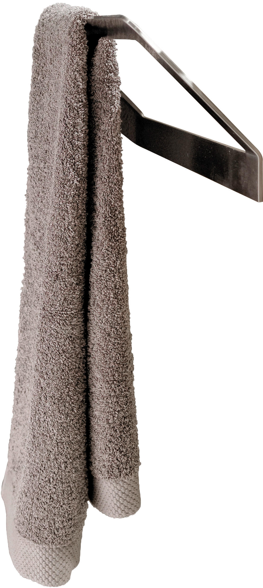 HANDTUCHHALTER 11/14,3/50 cm - Silberfarben, Design, Metall (11/14,3/50cm) - Voglauer