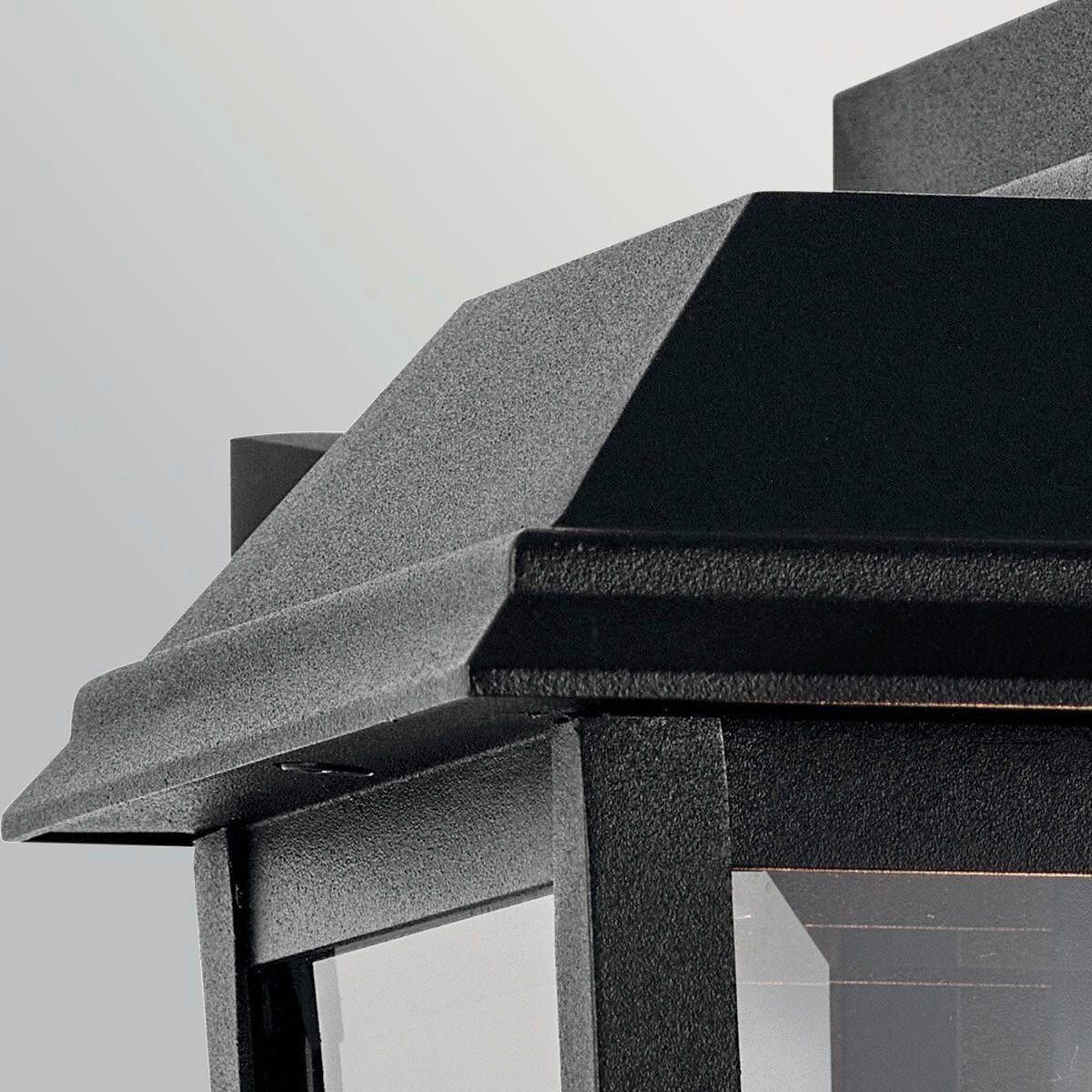 WANDLEUCHTE Kichler 33/18,4/21 cm  - Schwarz, Design, Glas/Metall (33/18,4/21cm) - Elstead Lighting