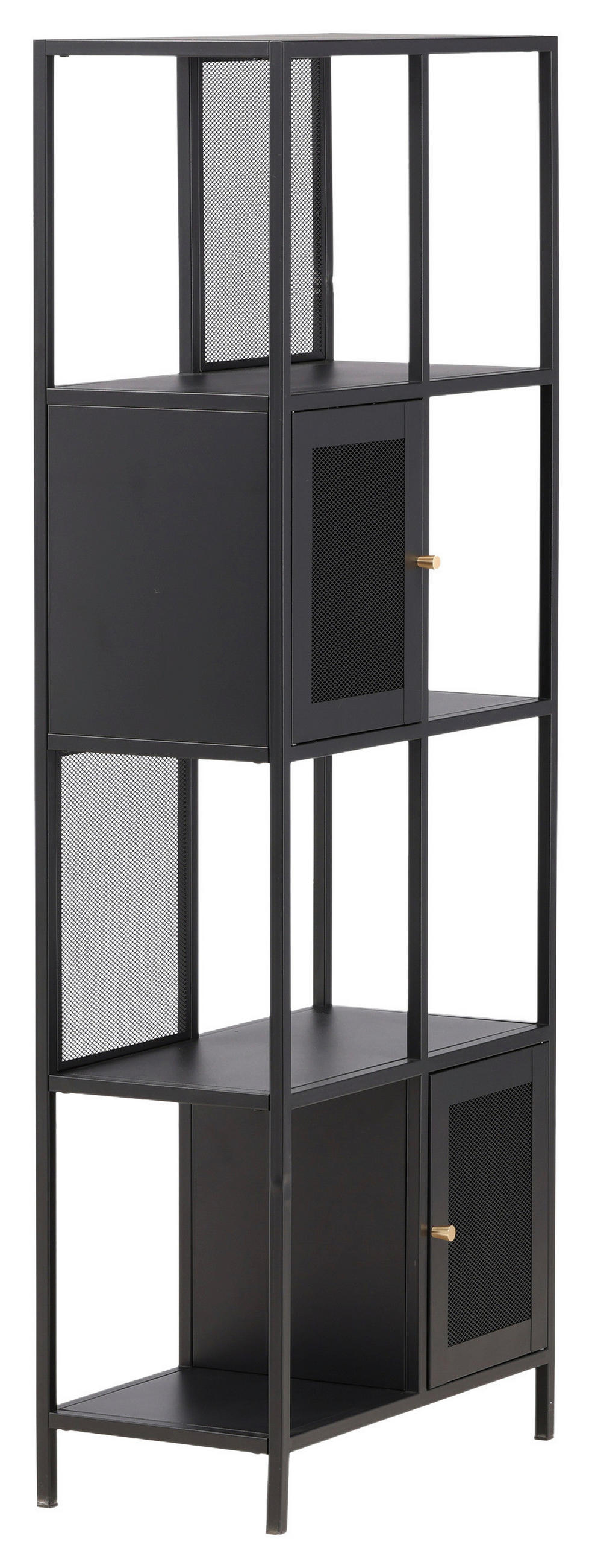 HYLLA i 70/180/35 cm svart  - svart, Design, metall (70/180/35cm) - Livetastic