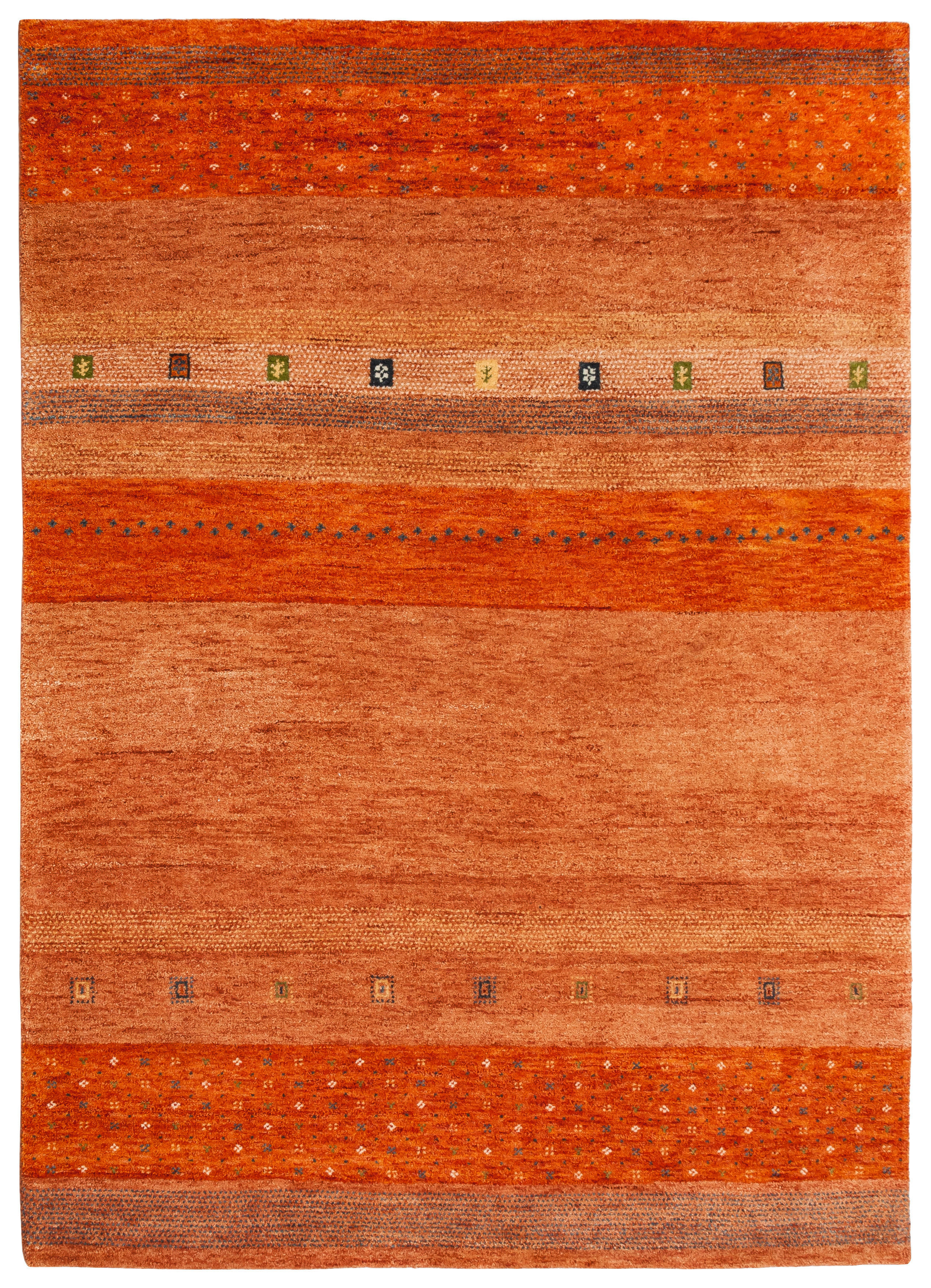 WOLLTEPPICH 170/240 cm Rot, Terracotta  - Rot/Terracotta, Design, Textil (170/240cm) - Cazaris