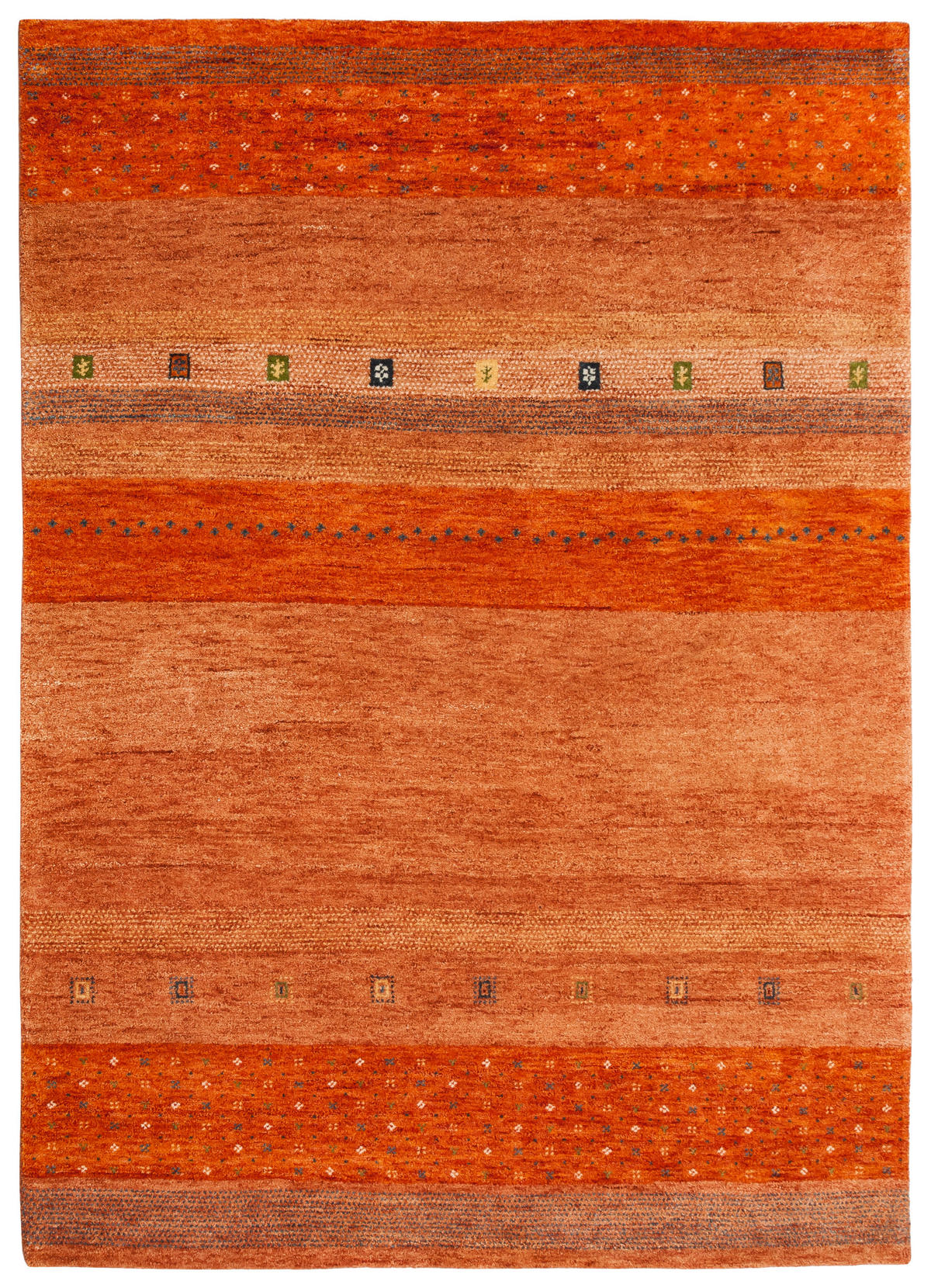 WOLLTEPPICH 170/240 cm Rot, Terracotta  - Rot/Terracotta, Design, Textil (170/240cm) - Cazaris