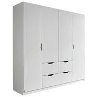 DREHTÜRENSCHRANK 181/197/54 cm 4-türig  - Weiß, MODERN, Holzwerkstoff (181/197/54cm) - Rauch Möbel