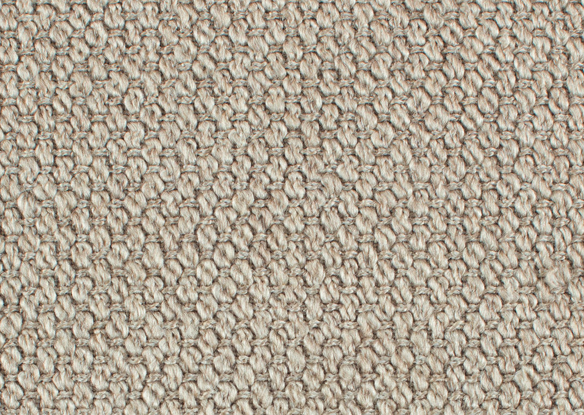 ECKSOFA in Flachgewebe, Struktur Beige  - Anthrazit/Beige, Design, Textil/Metall (254/230cm) - Johann Jakob