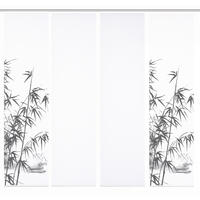FLÄCHENVORHANG  4 Stück  blickdicht  240/245 cm   - Hellgrau/Weiß, Natur, Textil (240/245cm)