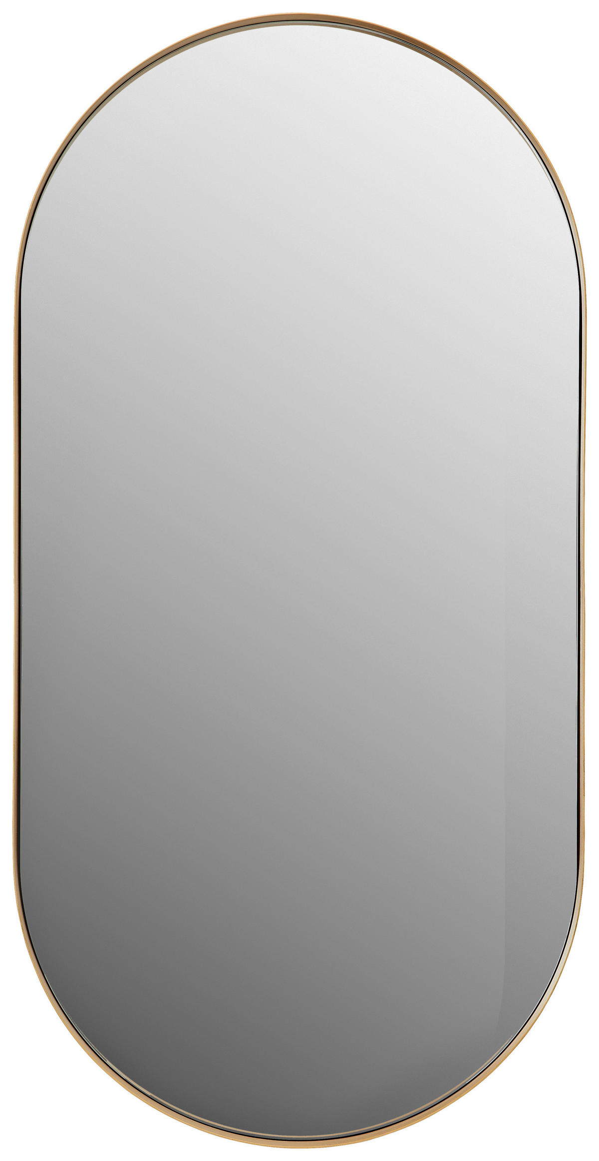 WANDSPIEGEL 50/100/5 cm  - Goldfarben, Design, Glas/Holzwerkstoff (50/100/5cm) - MID.YOU