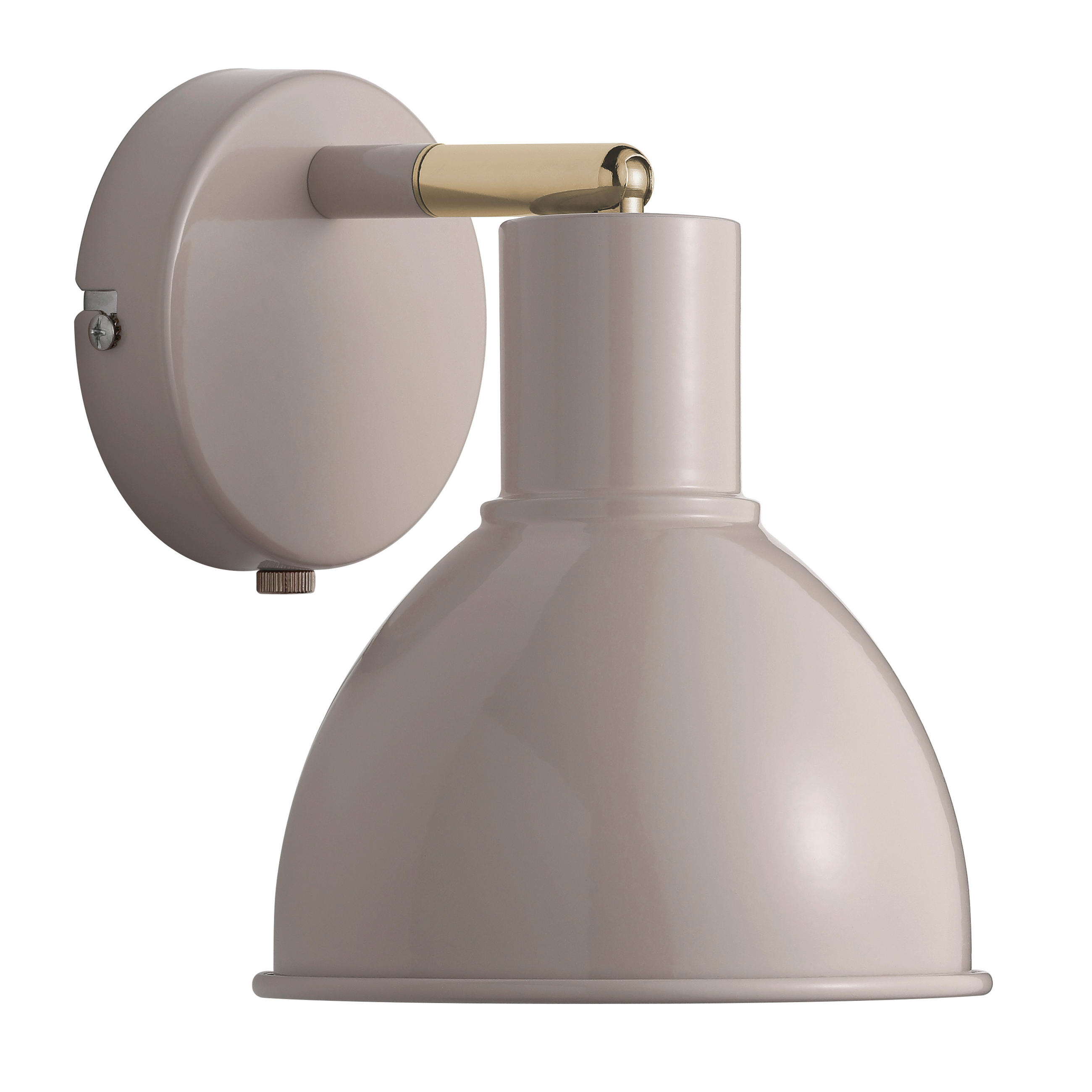 WANDLEUCHTE Pop 20/15.5/19 cm  - Beige, Design, Metall (20/15.5/19cm) - Nordlux