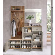 GARDEROBE  in 148/199/38 cm  - Kaschmir/Eiche Artisan, Design, Glas/Holzwerkstoff (148/199/38cm) - Xora
