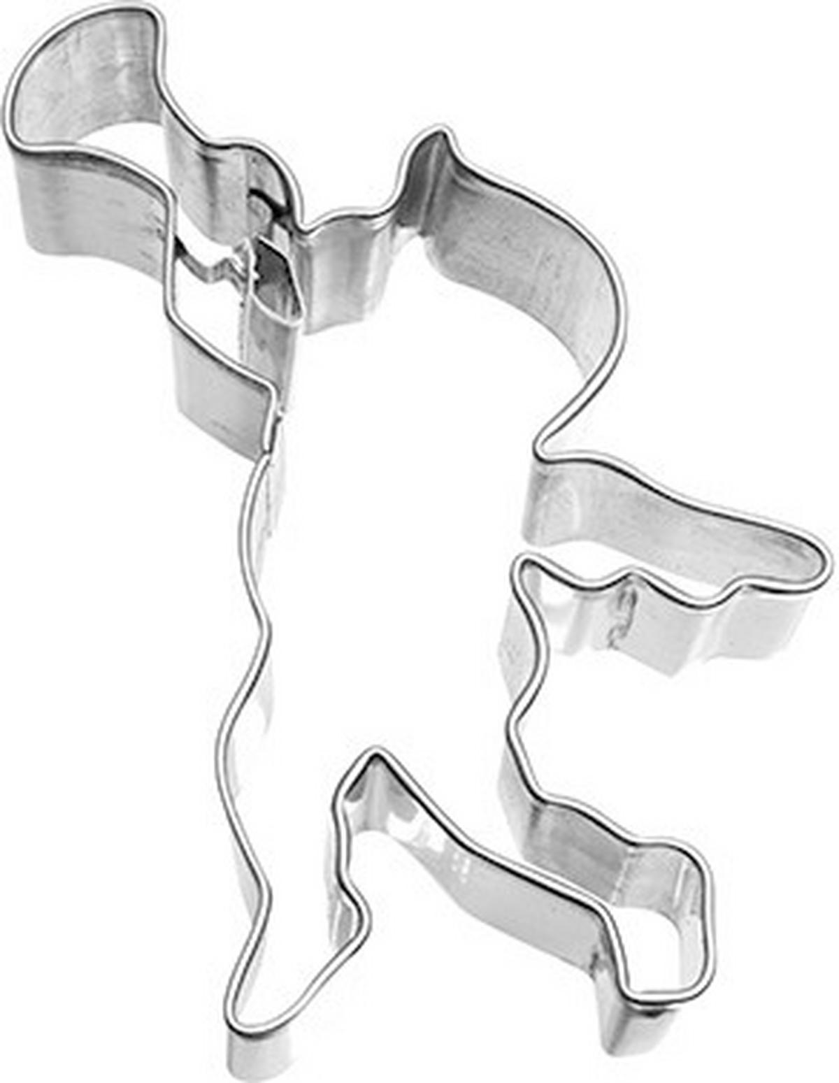 KEKSAUSSTECHFORM - Edelstahlfarben, Basics, Metall (6/6/2,5cm) - Birkmann