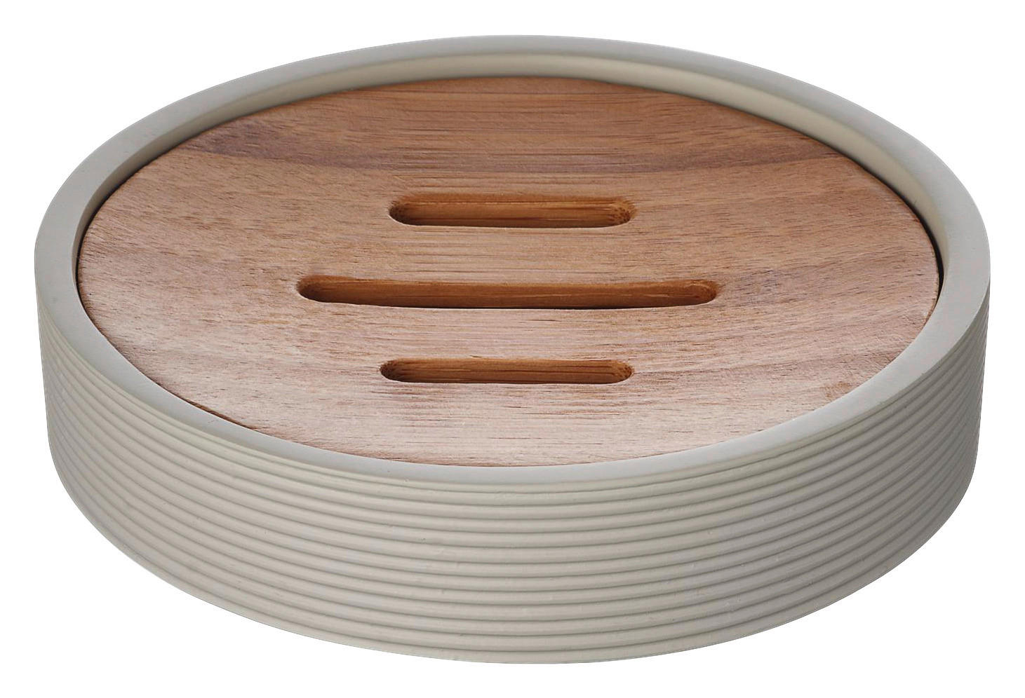 SEIFENSCHALE Holz, Kunststoff  - Beige, Basics, Holz/Kunststoff (11/2,5/11cm) - Sadena