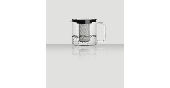 TEEKANNE 1,3 l - Klar, KONVENTIONELL, Glas/Kunststoff (1,3l) - Novel