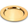 PLATZTELLER Metall 2-teilig  - Goldfarben, Basics, Metall (33cm) - Echtwerk