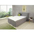 BOXSPRINGBETT Webstoff 140/200 cm INKL. Matratze, Topper - Chromfarben/Silberfarben, KONVENTIONELL, Kunststoff/Textil (140/200cm) - Carryhome BOXSPRINGBETT Webstoff 140/200 cm INKL. Matratze, Topper - Chromfarben/Silberfarben, KONVENTIONELL, Kunststoff/Textil (140/200cm) - Carryhome