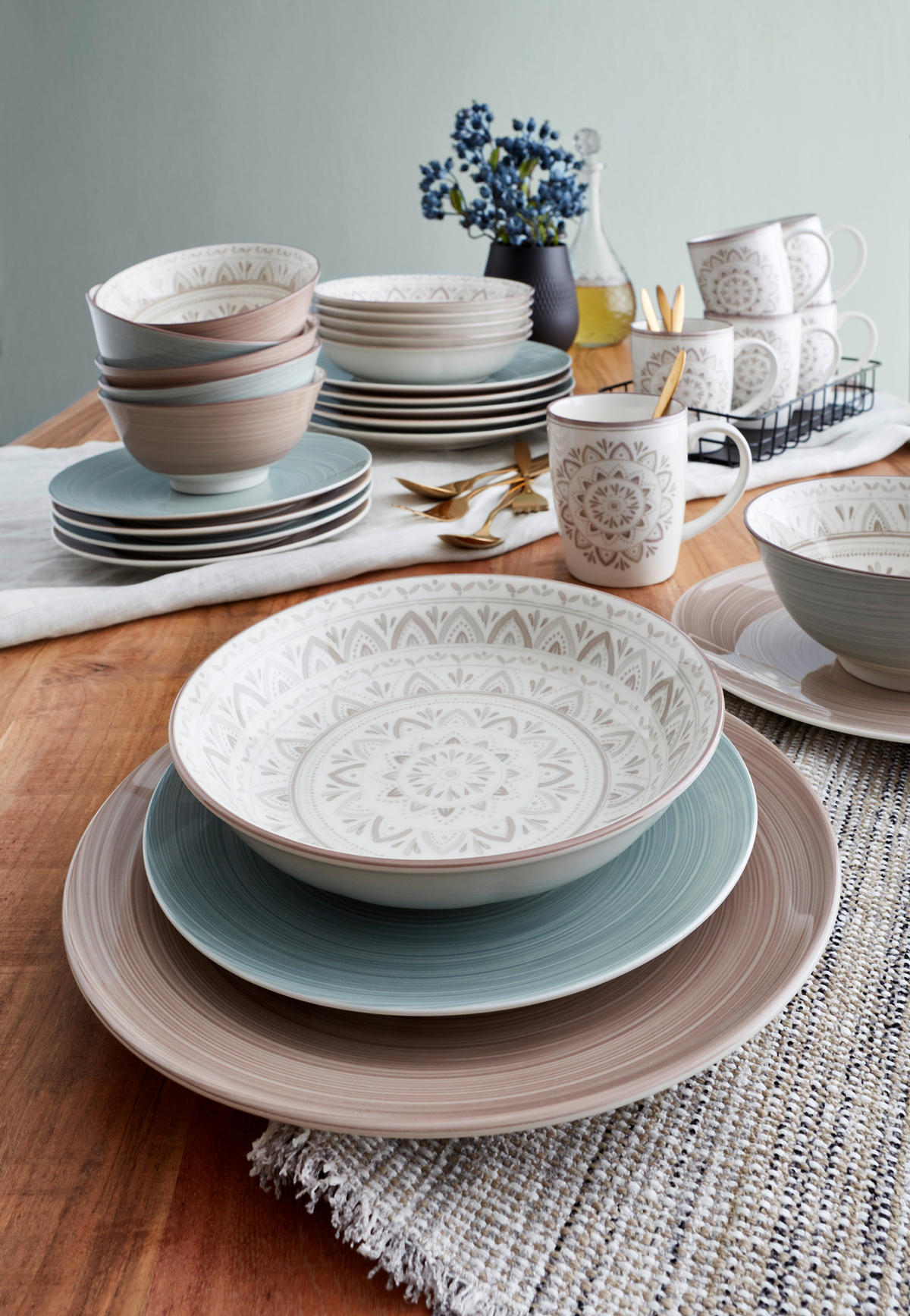 MÜSLISCHALE Valencia 15 cm  - Grau, KONVENTIONELL, Keramik (15cm) - Ritzenhoff Breker