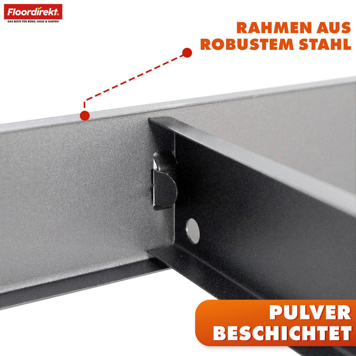 SCHWERLASTREGAL 90/180/45 cm  - Anthrazit, Basics, Naturmaterialien/Metall (90/180/45cm) - Floordirekt