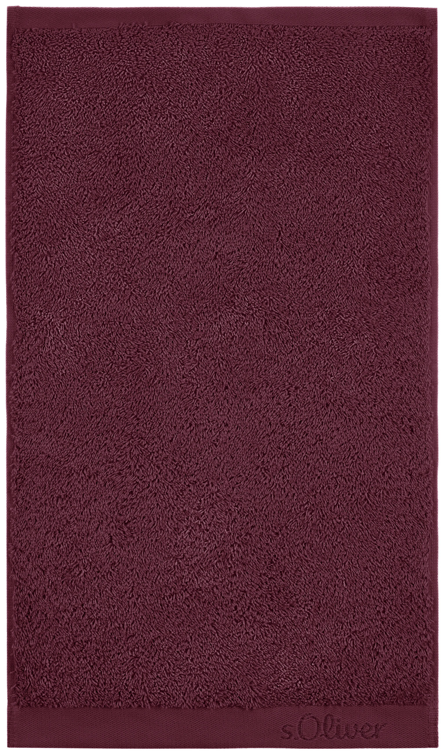 GÄSTETUCH Weinrot 2-teilig 30/50 cm  - Weinrot, Trend, Textil (30/50cm) - S. Oliver