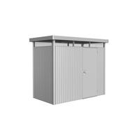 GERÄTEHAUS 275/222/155 cm  - Silberfarben, Design, Metall (275/222/155cm) - Biohort