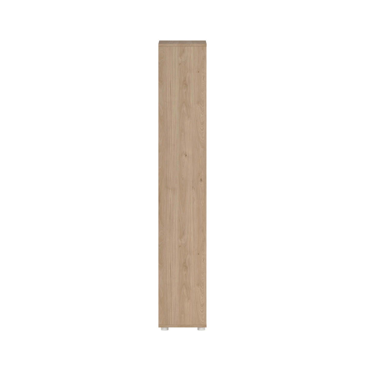 REGÁL, bílá, barvy dubu, 79,6/34,3/204,7 cm - bílá/barvy dubu, Moderní, kompozitní dřevo/plast (79,6/34,3/204,7cm) - MID.YOU