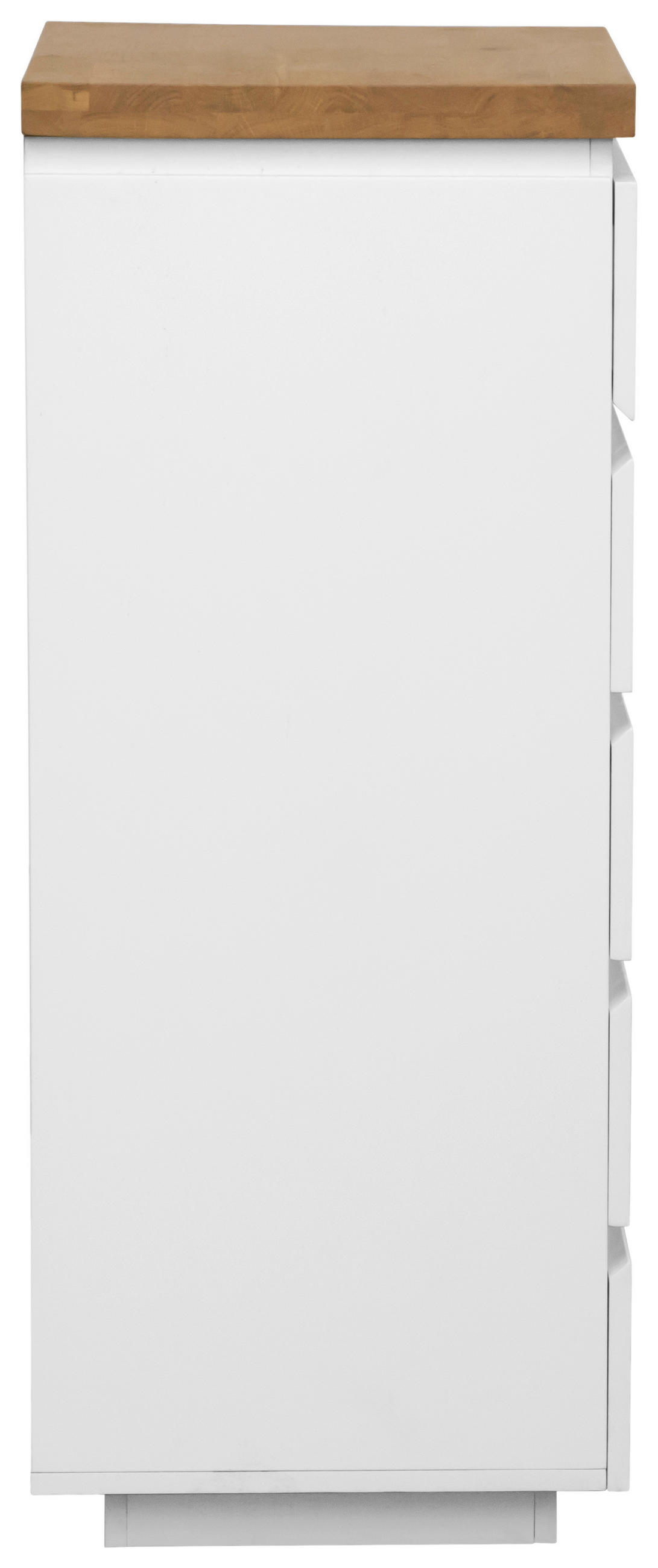 KOMMODE , 60/102/41,5 cm, 4 Schublade(n)  - Eichefarben/Weiß, KONVENTIONELL, Holz/Holzwerkstoff (60/102/41,5cm) - Novel