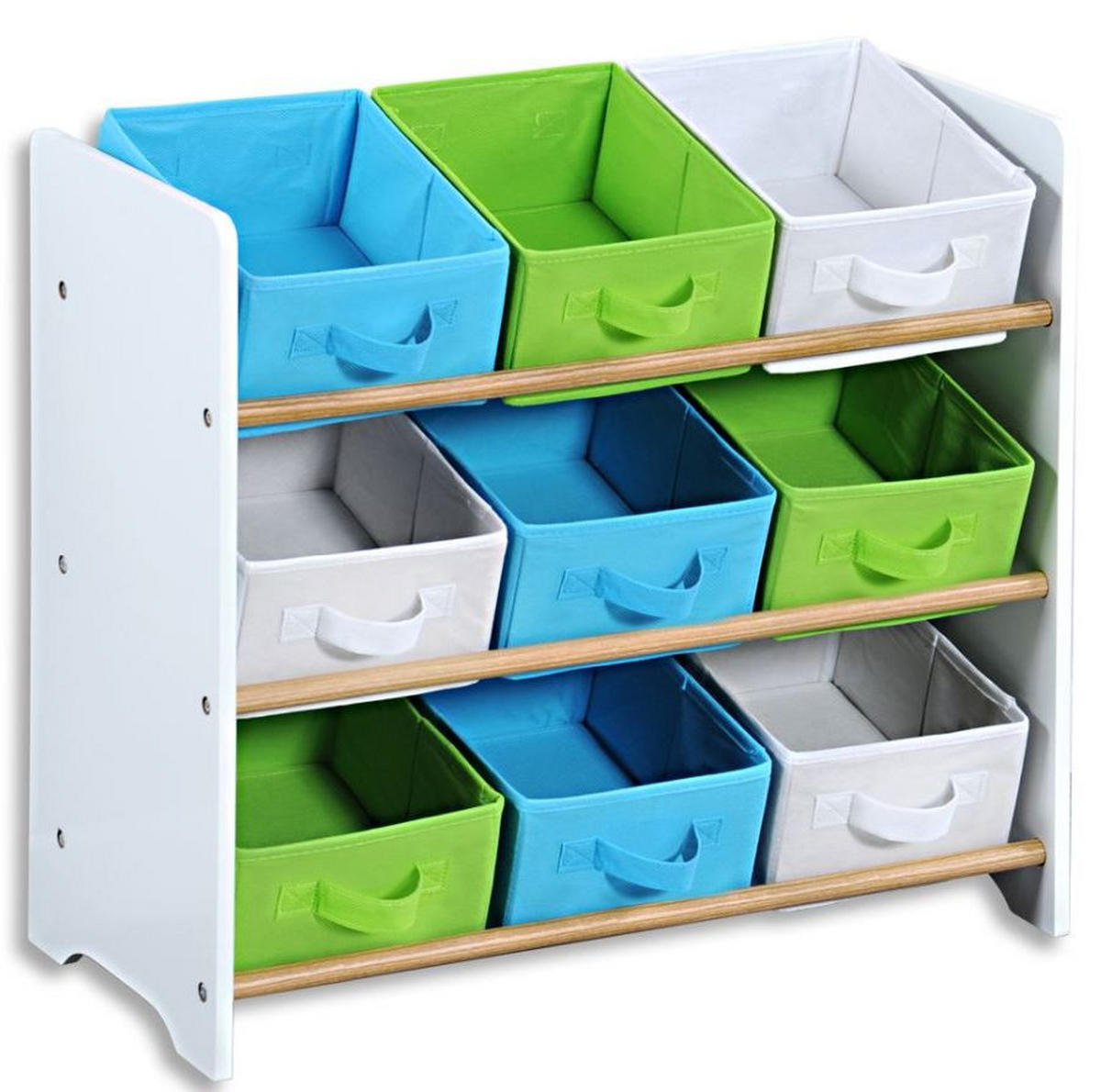 KINDERREGAL Kesper 1771613  - Weiss/Hellblau, Modern, Holz/Holzwerkstoff (65/60/30cm) - Kesper
