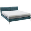 BOXSPRINGBETT 180/200 cm  in Blau  - Blau/Schwarz, Design, Textil/Metall (180/200cm) - Johann Jakob