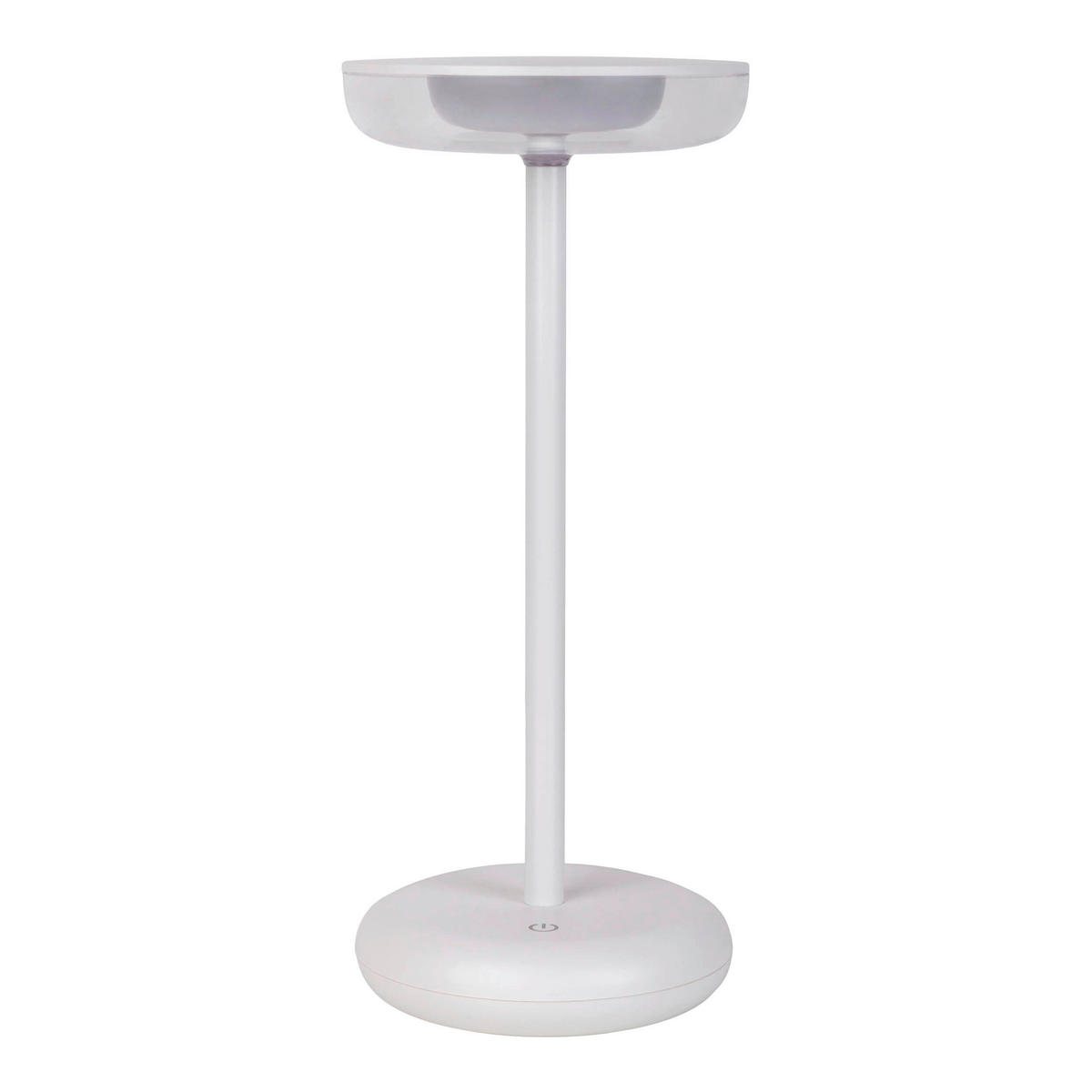 AKKU-TISCHLEUCHTE PASI 10,5/11/26 cm  - Weiß, Design, Kunststoff/Metall (10,5/11/26cm) - Näve