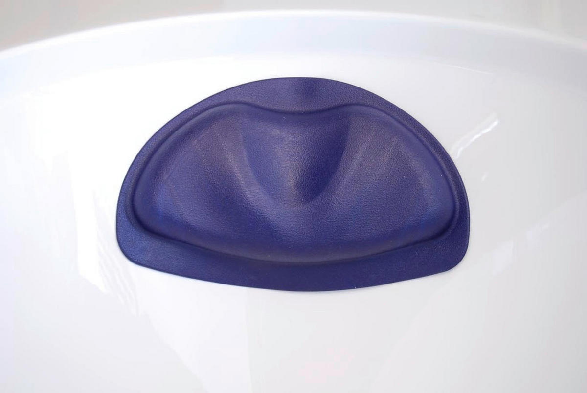 BADEWANNENKISSEN Kunststoff  - Blau, Basics, Kunststoff (30/20/3cm)