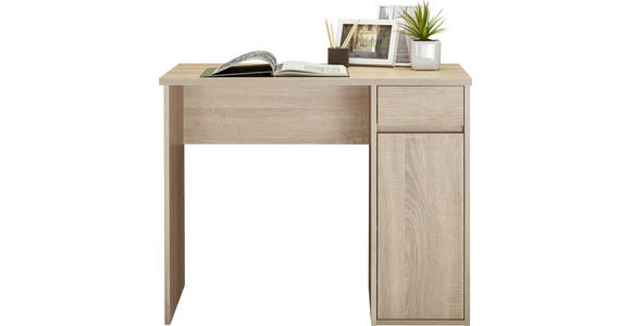 SCHREIBTISCH 50/91,5/75 cm - Eichefarben, KONVENTIONELL, Holzwerkstoff (50/91,5/75cm) - Cantus
