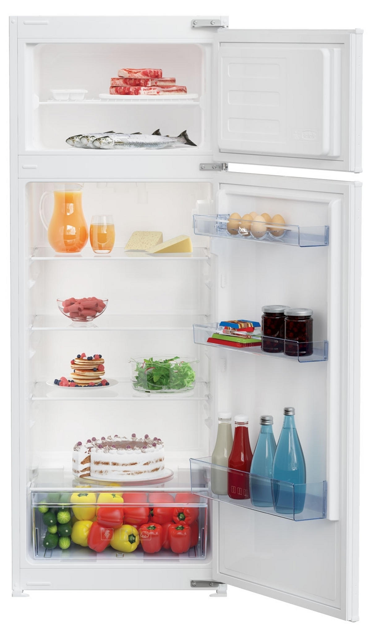 KUHINJSKI BLOK - siva/bela, Moderno, umetna masa/leseni material (182/345cm) - Italstyle