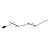 LED-DECKENLEUCHTE 245/50/6,5 cm   - Schwarz/Weiß, Basics, Kunststoff/Metall (245/50/6,5cm)