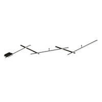 LED-DECKENLEUCHTE 245/50/6,5 cm   - Schwarz/Weiß, Basics, Kunststoff/Metall (245/50/6,5cm)