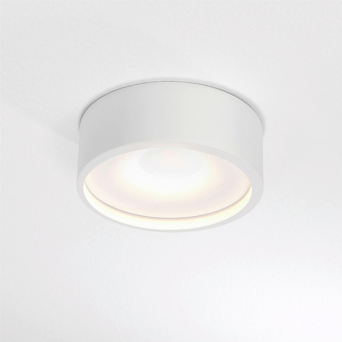 LED-DECKENLEUCHTE  14/5 cm    - Weiss, Design, Metall (14/5cm)