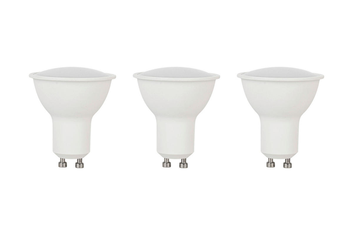 LED-LEUCHTMITTEL   GU10 4,9 W 430 lm  - Weiß, Basics, Kunststoff/Metall (5/5,7cm) - Boxxx