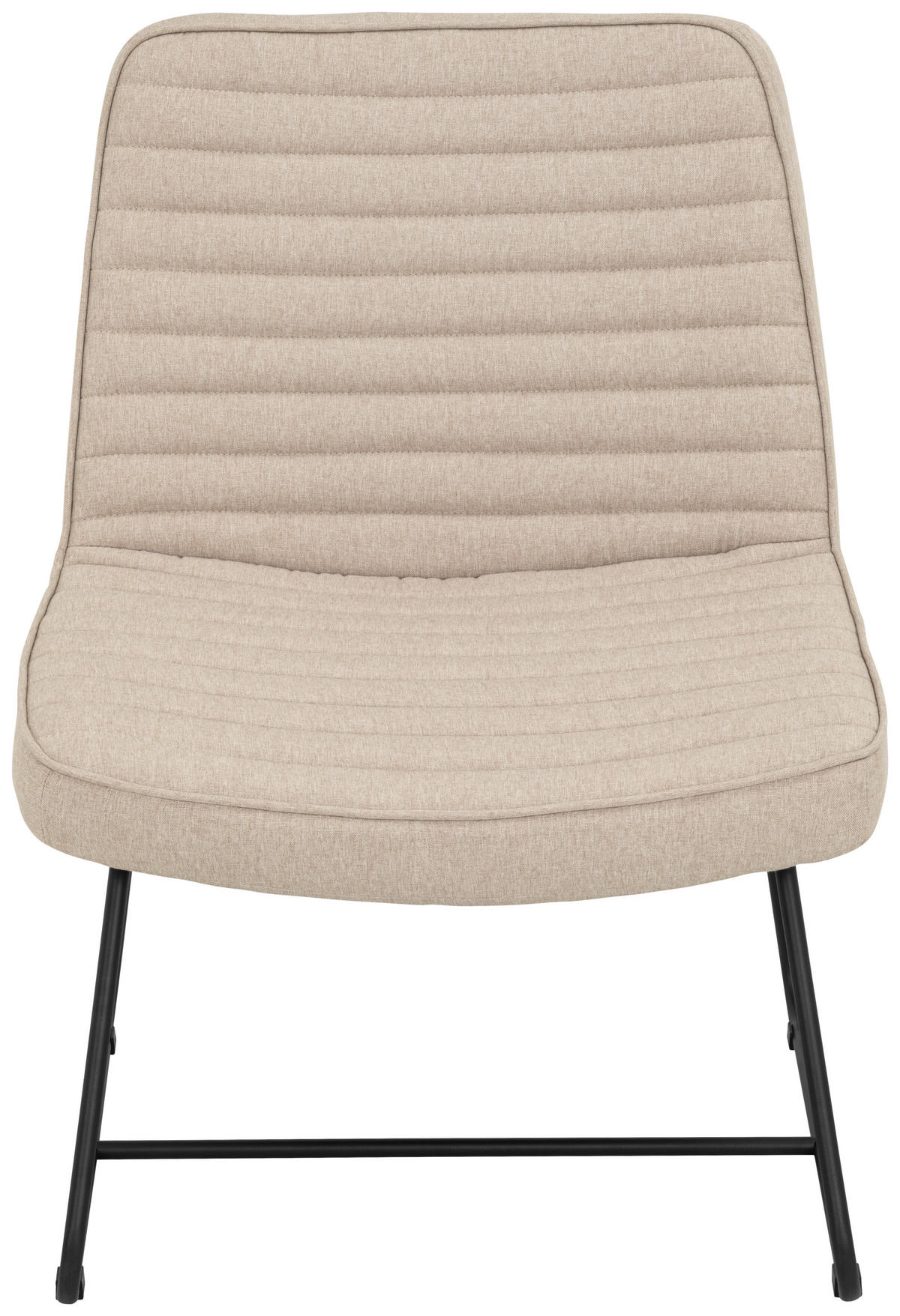 SESSEL Webstoff Beige    - Beige/Schwarz, MODERN, Textil/Metall (66/85/69cm) - P & B