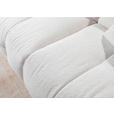 BIGSOFA Flachgewebe Weiß  - Schwarz/Weiß, Design, Kunststoff/Textil (280/74/110cm) - Xora
