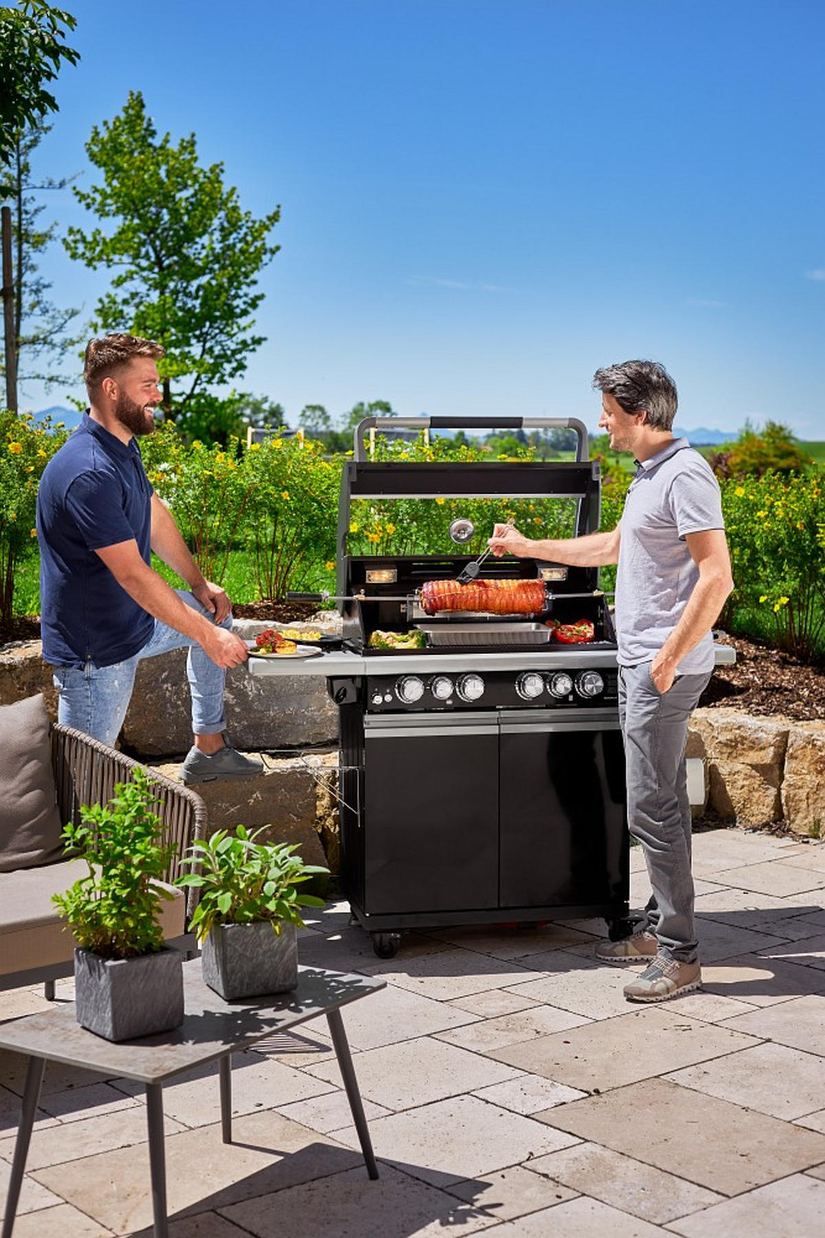 DREHSPIEß - Edelstahlfarben, Basics, Metall (62,5/13,0/11cm) - Rösle