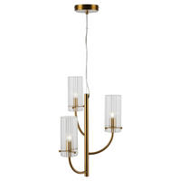 VISIACE SVIETIDLO, 35/48,9/35 cm - mosadzná, Trend, kov/sklo (35/48,9/35cm) - MAYTONI