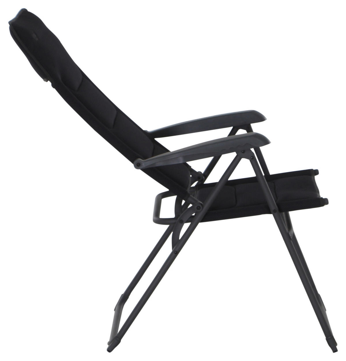 CAMPINGSESSEL - Anthrazit, KONVENTIONELL, Textil/Metall (71/118/59cm) - Siena Garden