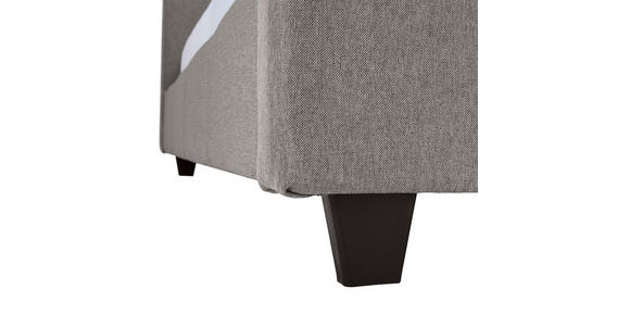 POLSTERBETT Lattenrost Hellgrau 180/200 cm - Hellgrau, MODERN, Holz/Textil (180/200cm) - Carryhome