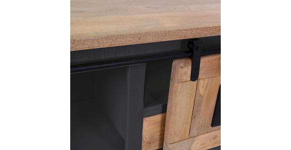 LOWBOARD in 180/50/45 cm - Anthrazit/Schwarz, LIFESTYLE, Holz/Holzwerkstoff (180/50/45cm) - Landscape