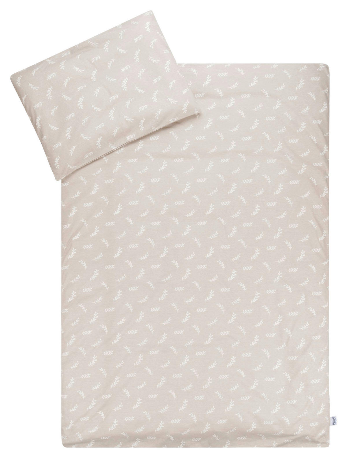 BABYBETTWÄSCHE 100/135 cm  - Taupe, Basics, Textil (100/135cm) - Zöllner