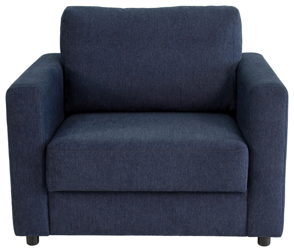 SCHLAFSESSEL Webstoff Dunkelblau    - Schwarz/Dunkelblau, KONVENTIONELL, Textil (104/85/90cm) - Xora